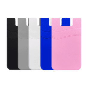 Stylish cardholder sleeves in vibrant colors for convenient organization and easy access to cards.