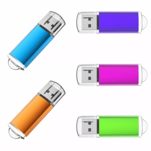 Vibrant USB flash drives in stylish designs for tech enthusiasts and corporate gifts.