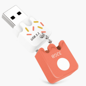 Whimsical cupcake USB drive 32GB, colorful design perfect for quirky corporate gifts in Singapore.