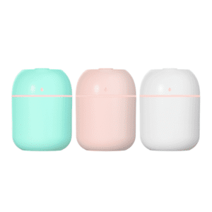 Stylish modern minimalist containers in mint green, blush pink, and white for elegant decor.