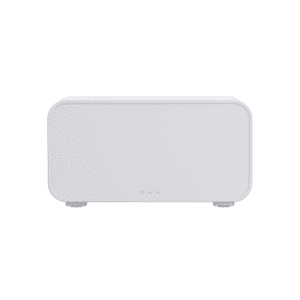 Sleek modern audio device with minimalistic design, perfect for stylish home or office decor.