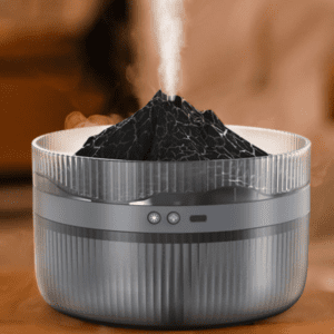 Volcanic-inspired humidifier adds style and tranquility to any modern living space.