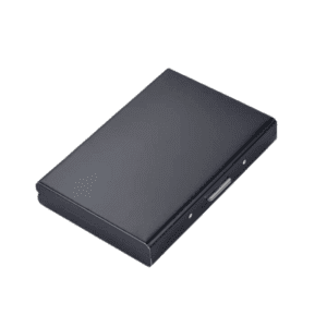 Stylish black minimalist wallet for modern convenience and elegance in everyday carry.