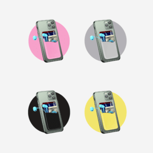 Colorful smartphone cases with pockets for cards and essentials, perfect for modern lifestyles.