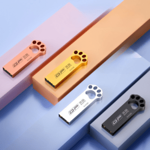Stylish USB flash drives with unique designs, perfect for corporate gifts and personal use.