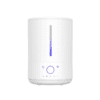 Modern white ultrasonic humidifier for improved air quality and stylish home décor.